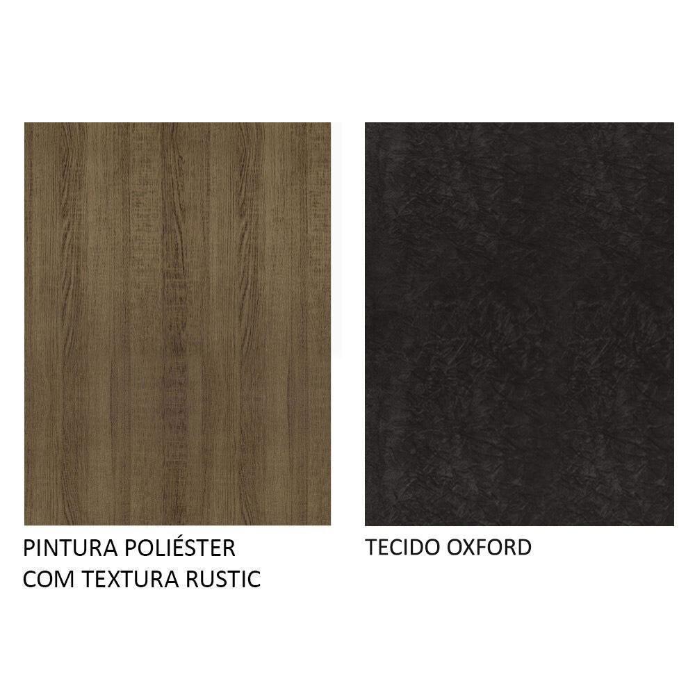 4 Cadeiras De Jantar 4256 Rustic/oxford Madesa Rustic/oxford - 5