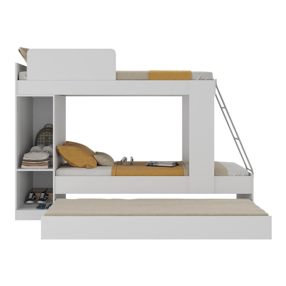 Treliche Para Colchão 78x188cm Sundae Multimóveis Bb329 Branco - 4