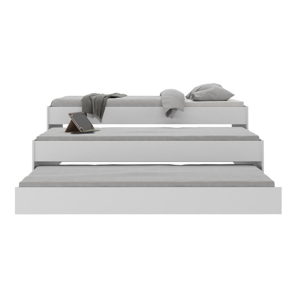 Tricama Para Colchão 88x188cm Marshmallow Multimóveis Bb0739 Branco Branco - 4