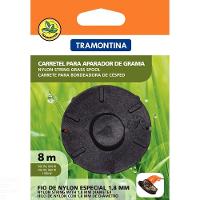 Carretel 1 Fio De Nylon 1,8 Mm Tramontina Para Aparador De Grama Com 8 M De Comprimento Tramontina - 1
