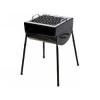 Churrasqueira Praia Campo Em Aço Pé E Grelha Fe 75X36X30Cm - 1