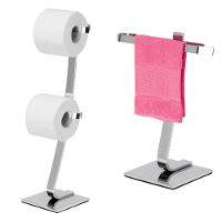 Kit Porta Toalha de Bancada e Porta Papel Higiênico de Chão - 1