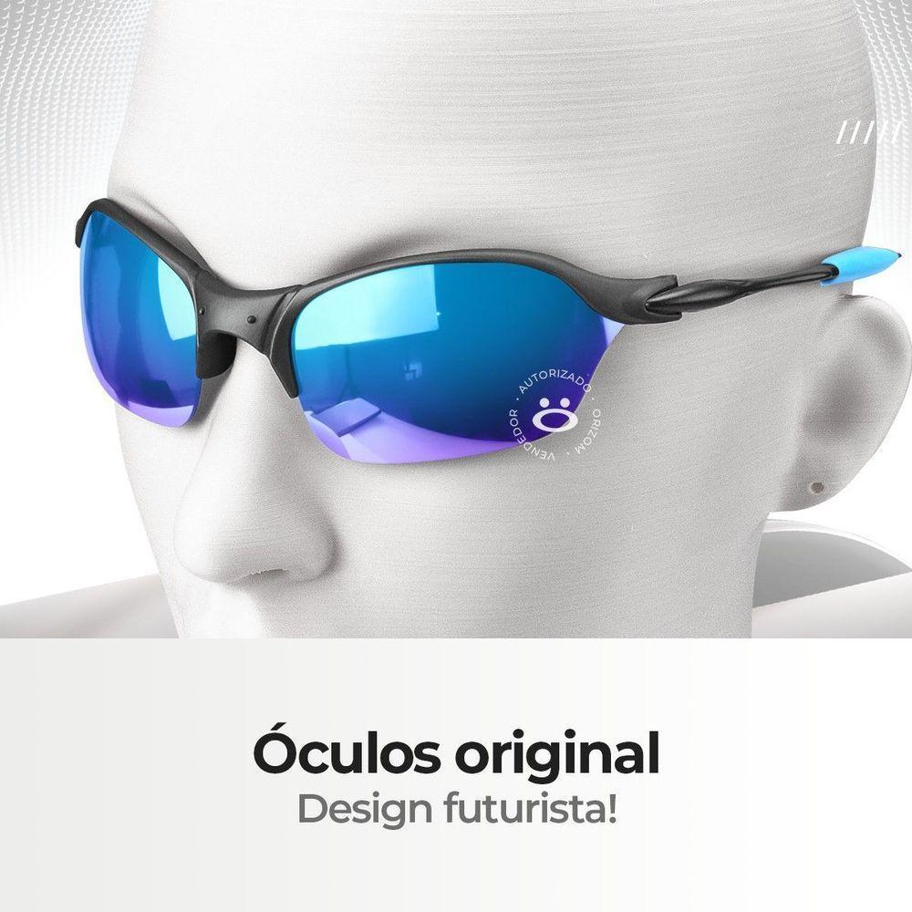 Oculos Sol Proteção Uv Masculino Metal Praia Lupa + Case Casual Presente Original Aste Metal - 4