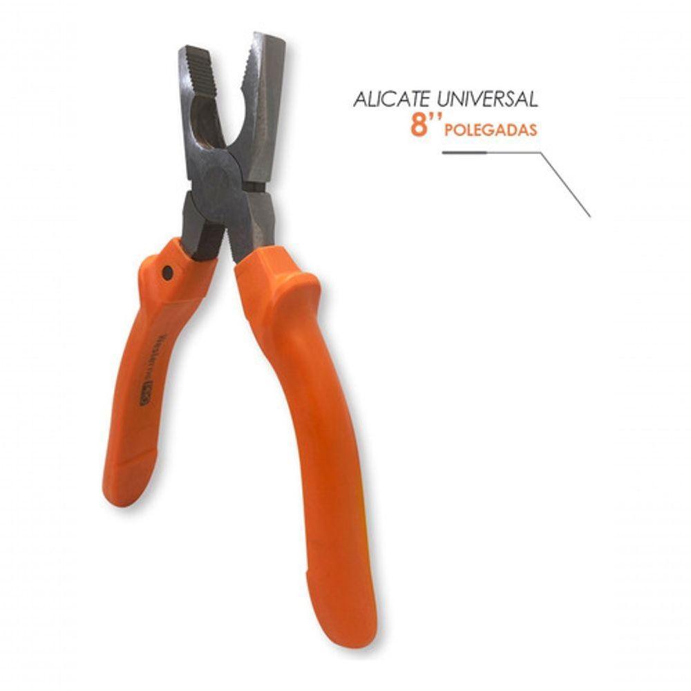 Alicate Universal 8 Polegadas - Cabo Plástico Anatômico West - 2