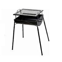 Churrasqueira Praia Campo Em Aço Pé E Grelha Ab 75X36X30Cm - 1