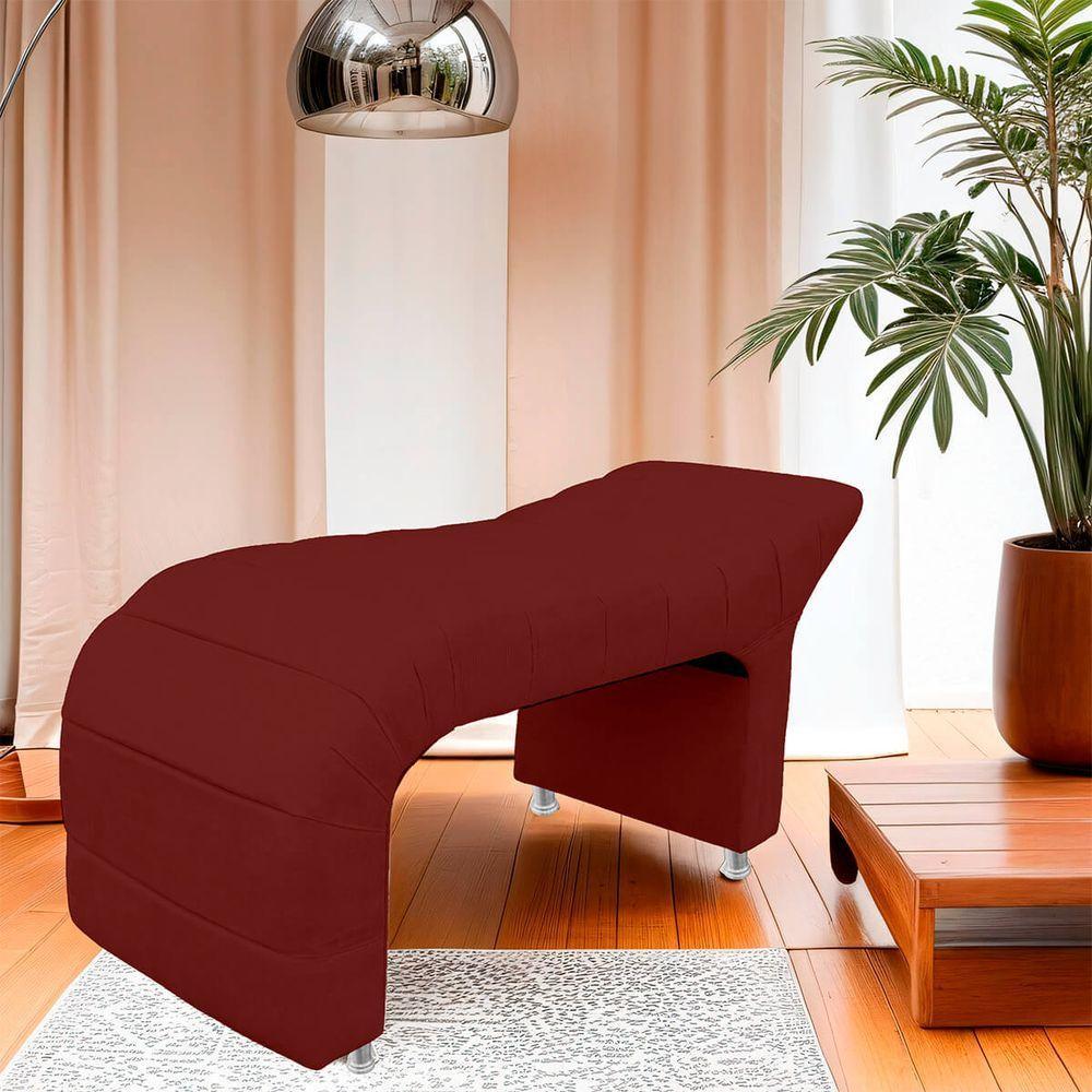 Maca Estofada Julia Para Estetica Facial Sombrancelha E Cilios Suede Cor Marsala - 7