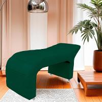 Maca Estofada Julia Para Estetica Facial Sombrancelha E Cilios Suede Cor Verde Esmeralda - 5