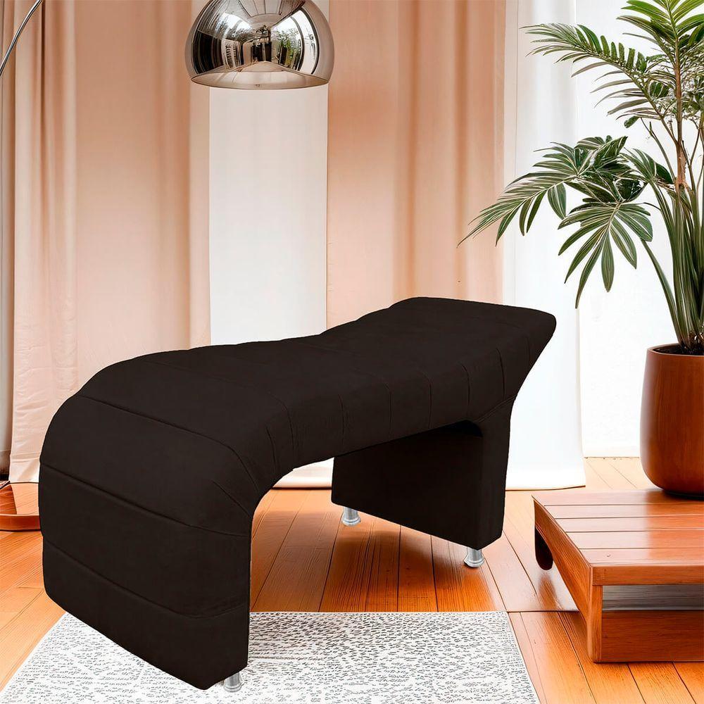 Maca Estofada Julia Para Estetica Facial Sombrancelha E Cilios Suede Cor Marrom - 7