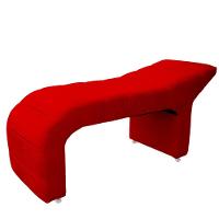 Maca Estofada Julia Para Estetica Facial Sombrancelha E Cilios Suede Cor Vermelho - 1