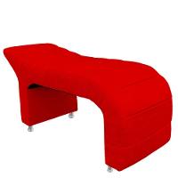 Maca Estofada Julia Para Estetica Facial Sombrancelha E Cilios Suede Cor Vermelho - 6