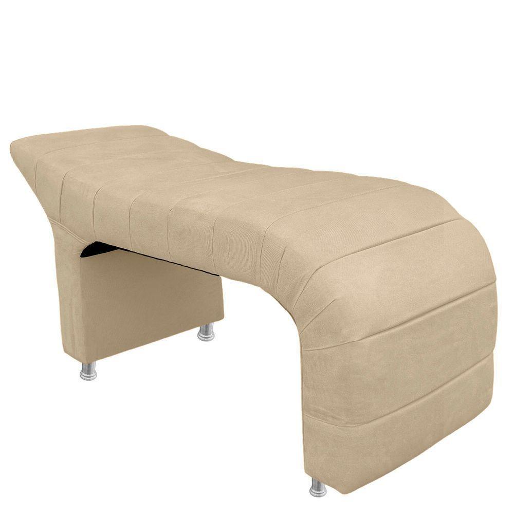 Maca Estofada Julia Para Estetica Facial Sombrancelha E Cilios Suede Bege - 1