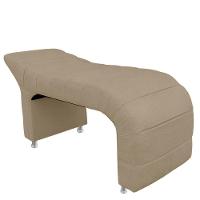 Maca Estofada Julia Para Estetica Facial Sombrancelha E Cilios Suede Cor Bege Médio - 6