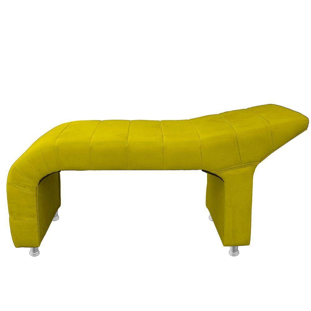 Maca Estofada Julia Para Estetica Facial Sombrancelha E Cilios Suede Cor Amarelo - 8