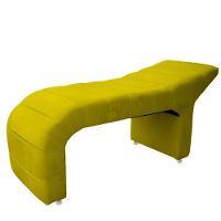 Maca Estofada Julia Para Estetica Facial Sombrancelha E Cilios Suede Cor Amarelo - 1