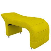 Maca Estofada Julia Para Estetica Facial Sombrancelha E Cilios Suede Cor Amarelo - 6