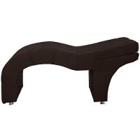 Maca Estofada Capitone Reclinável Julia Para Estetica Facial Sombrancelha E Cílios Suede Cor Marrom - 5