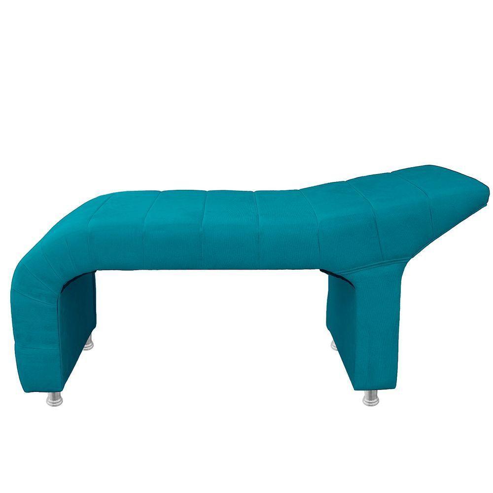 Maca Estofada Julia Para Estetica Facial Sombrancelha E Cilios Suede Cor Azul Claro - 8