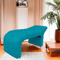 Maca Estofada Julia Para Estetica Facial Sombrancelha E Cilios Suede Cor Azul Claro - 7