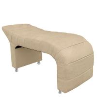 Maca Estofada Julia Para Estetica Facial Sombrancelha E Cilios Suede Cor Bege - 6