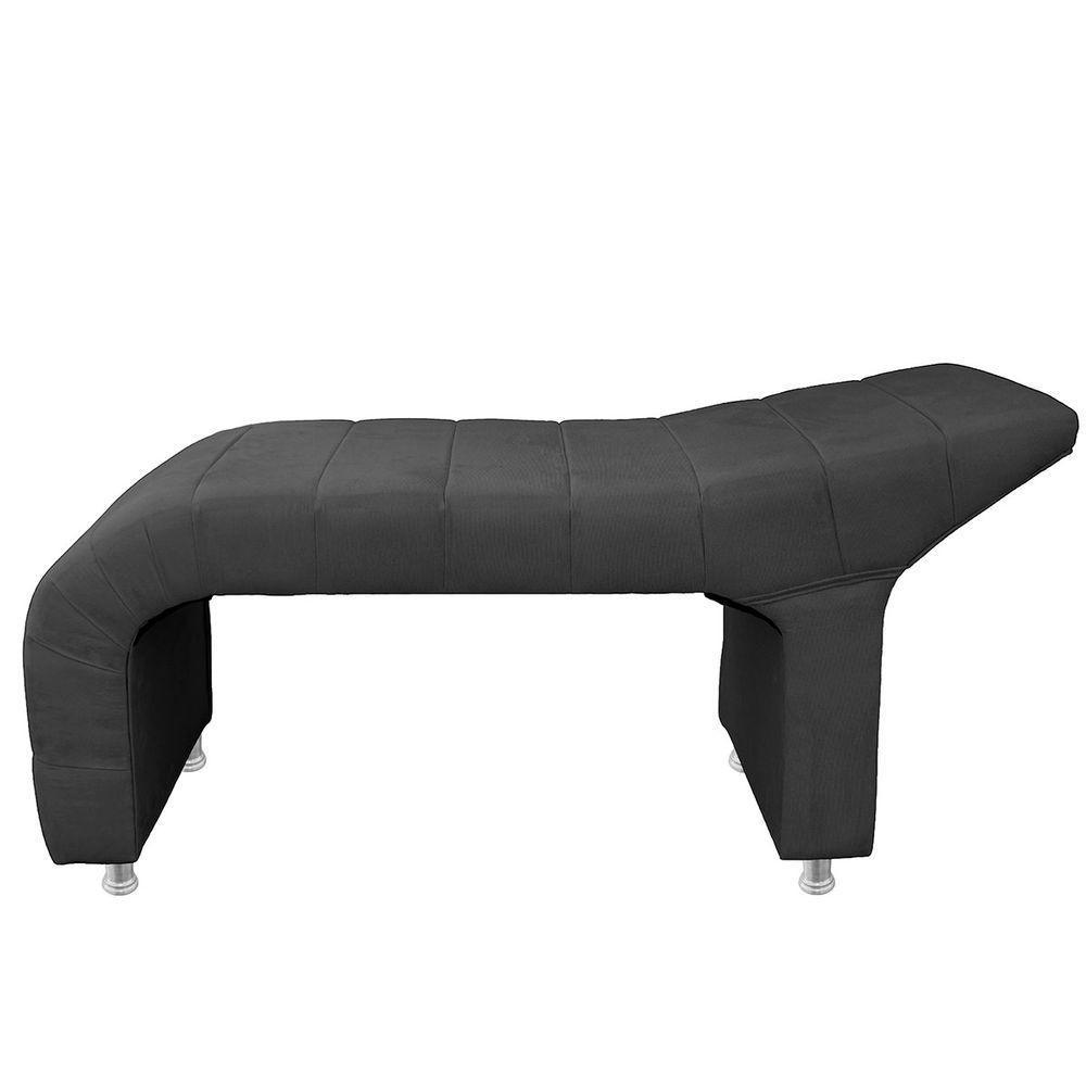 Maca Estofada Julia Para Estetica Facial Sombrancelha E Cilios Suede Cor Cinza Chumbo - 8