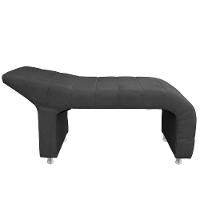 Maca Estofada Julia Para Estetica Facial Sombrancelha E Cilios Suede Cor Cinza Chumbo