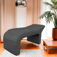 Maca Estofada Julia Para Estetica Facial Sombrancelha E Cilios Suede Cor Cinza Chumbo - 7