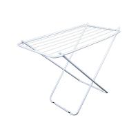 Varal De Chão Sem Abas Retrátil Dobrável Reforçado Branco 80 Cm - Gudim - 2