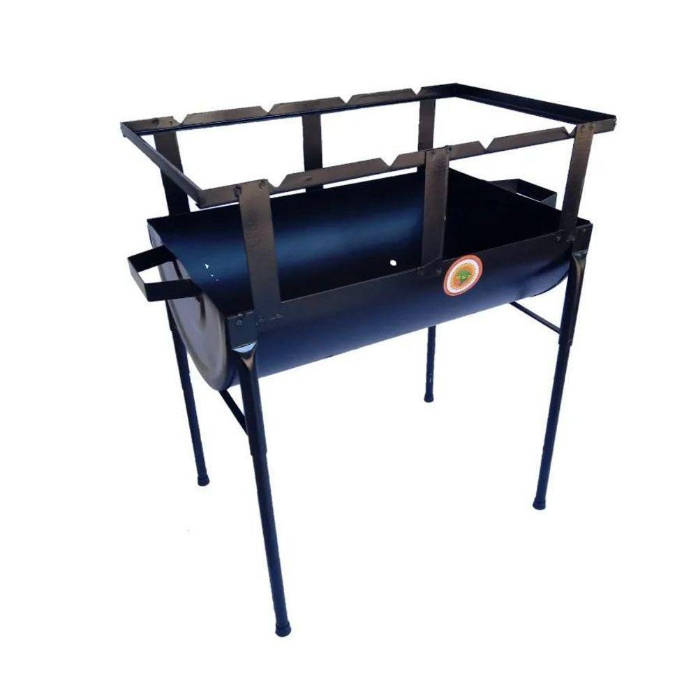 Churrasqueira Prática Chapa de Aço Carbono 40x29cm - 1