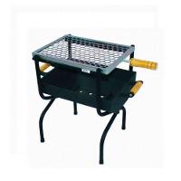 Churrasqueira Portátil Dobrável com Grelha e Suporte - 1