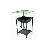 Churrasqueira Quadrada Alta Regulável com Grelha Tabuleiro - 2