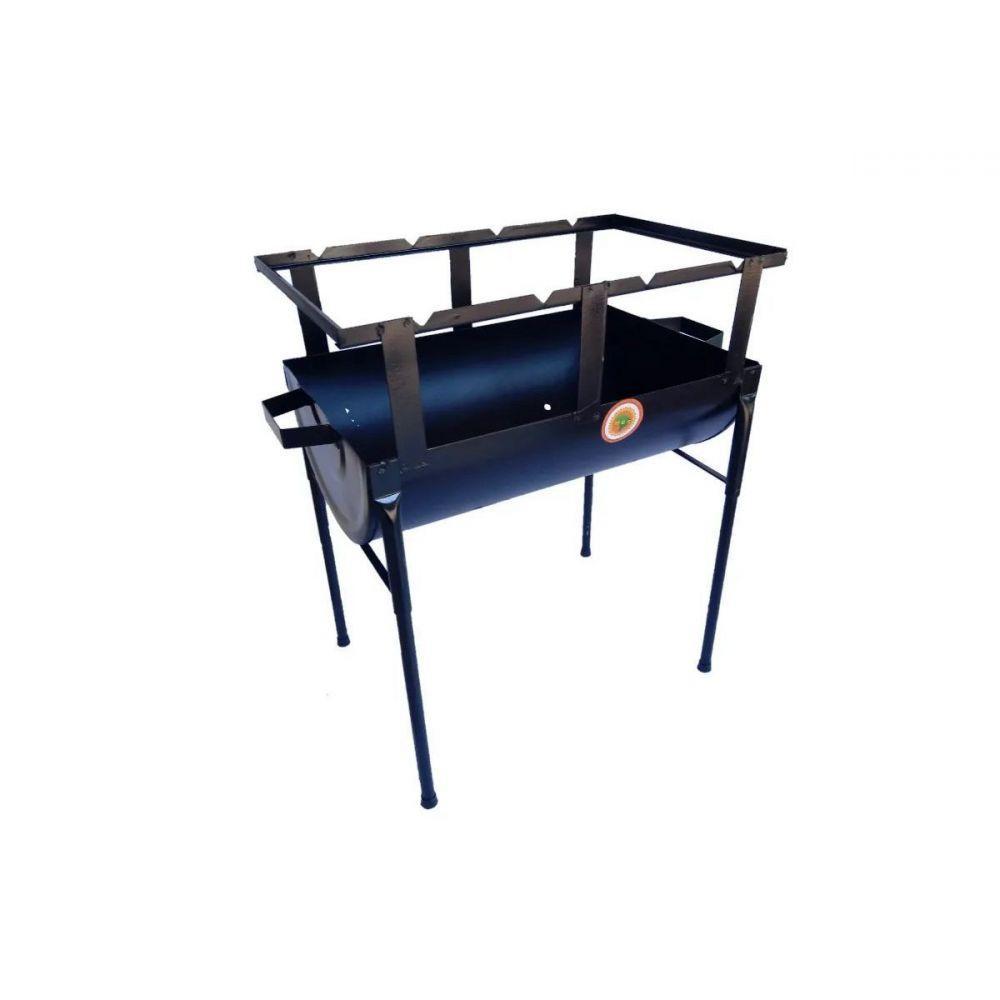 Churrasqueira Prática Chapa de Aço Carbono 50x29cm - 2