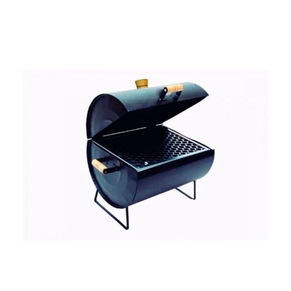 Churrasqueira Mini Tambor a Bafo c/ Grelha e Saída de Fumaça - 2