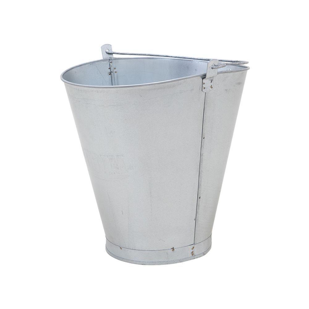 Balde Ordenha Tirar Leite 5 Litros Aço Galvanizado Graduado Durável - Gudim - 4