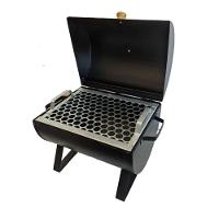 Churrasqueira A Bafo Em Chapa Com Grelha 40X33X30Cm - 1