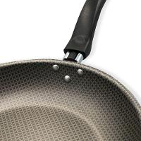 Frigideira Antiaderente Para Fritar Bife Ovo Hamburguer Peixe Kit Com 3 Unidades Vermelho Cereja - 2