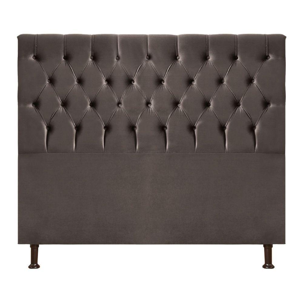 Cabeceira Cristal Js Móveis Chocolate - 1