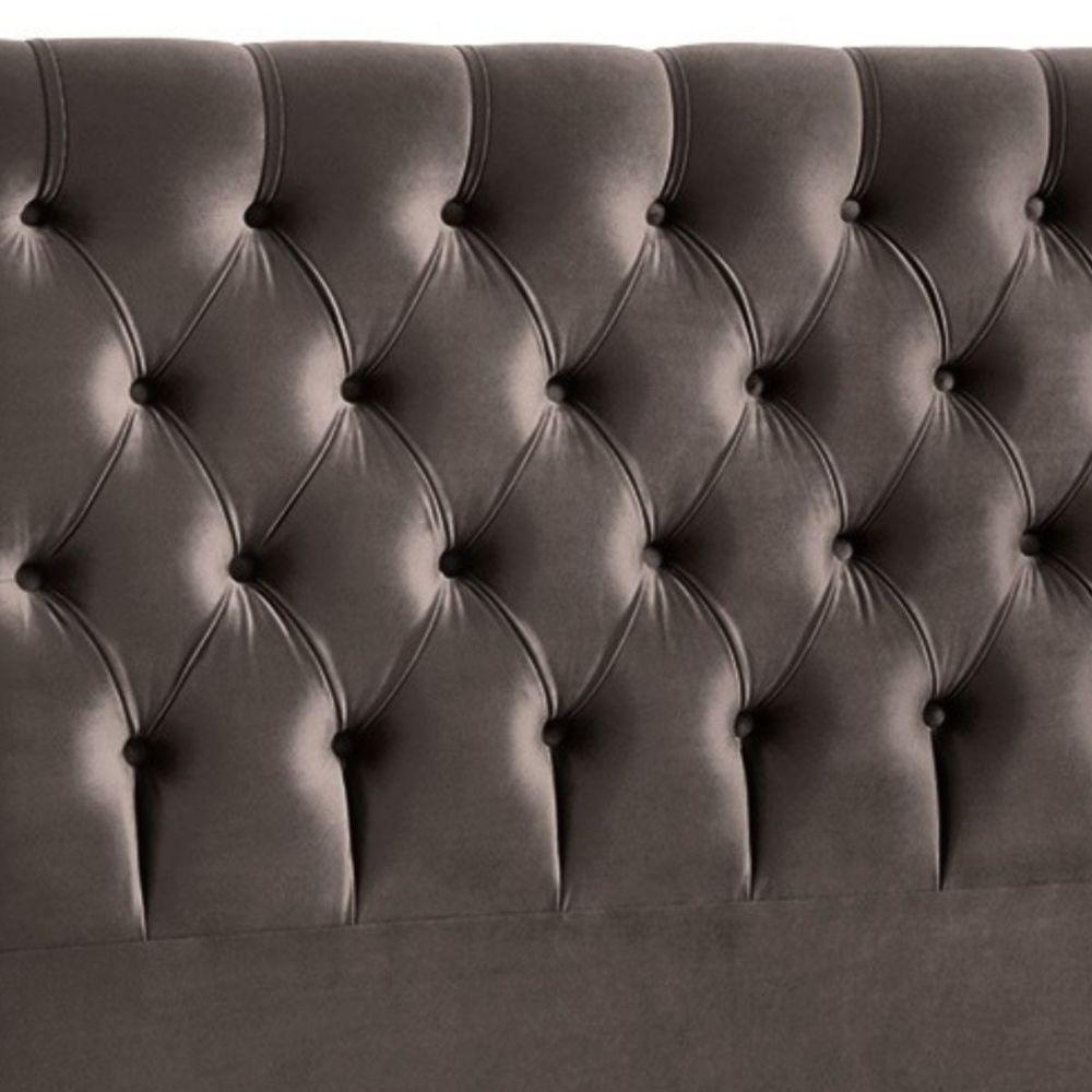 Cabeceira Cristal Js Móveis Chocolate - 4