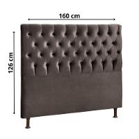 Cabeceira Cristal Js Móveis Chocolate - 2