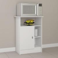 Fruteira Multiuso Gramado Cozinha Com 2 Portas E 1 Gavetas Branco Branco - 4