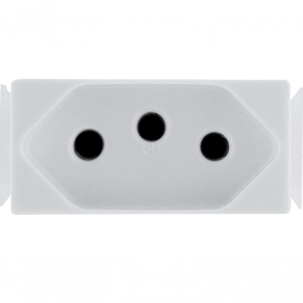 Kit 12 Modulo Tomada 2p+t Tramontina Aria 20 A 250 V Branco - 1