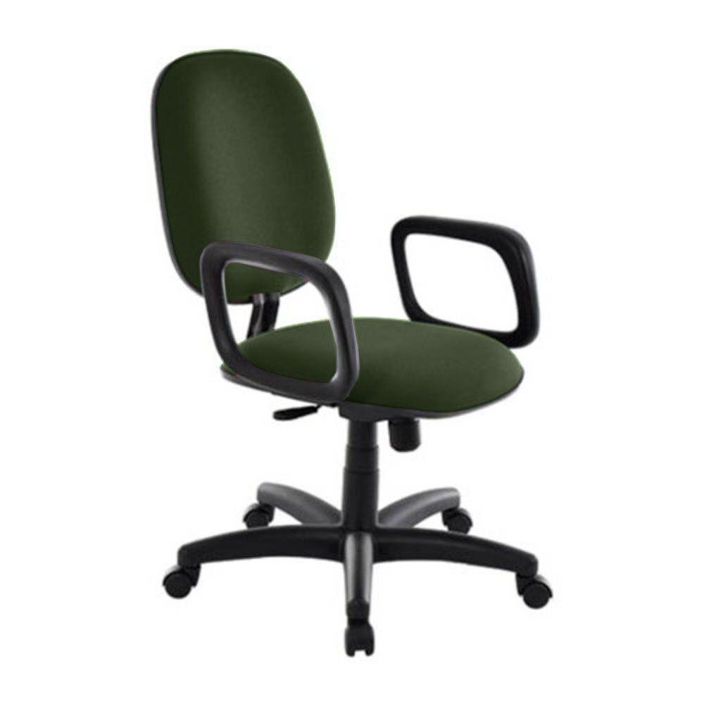 Cadeira Diretor Para Escritório Com Braços Linha Uno Verde - 1
