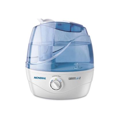 Umidificador De Ar Ultrassônico Mondial Comfort Air 2 Nua-02 Branco/azul* Bivolt