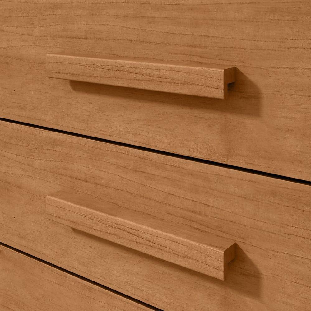 Mesa De Cabeceira 3 Gavetas Baiao Amendoa Clean - 3