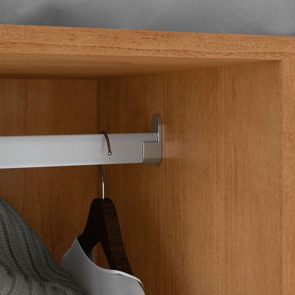 Guarda-roupas Casal Bertha 6 Portas 6 Gavetas Sem Espelho Com Pés Amendoa Clean - 5