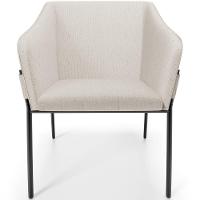 Kit 2 Cadeiras Para Sala De Jantar Estar Living Olívia L02 Linho Cru - Lyam Decor - 5