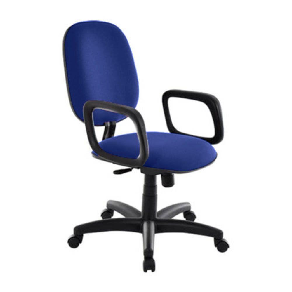 Cadeira Diretor Para Escritório Com Braços Linha Uno Azul - 1