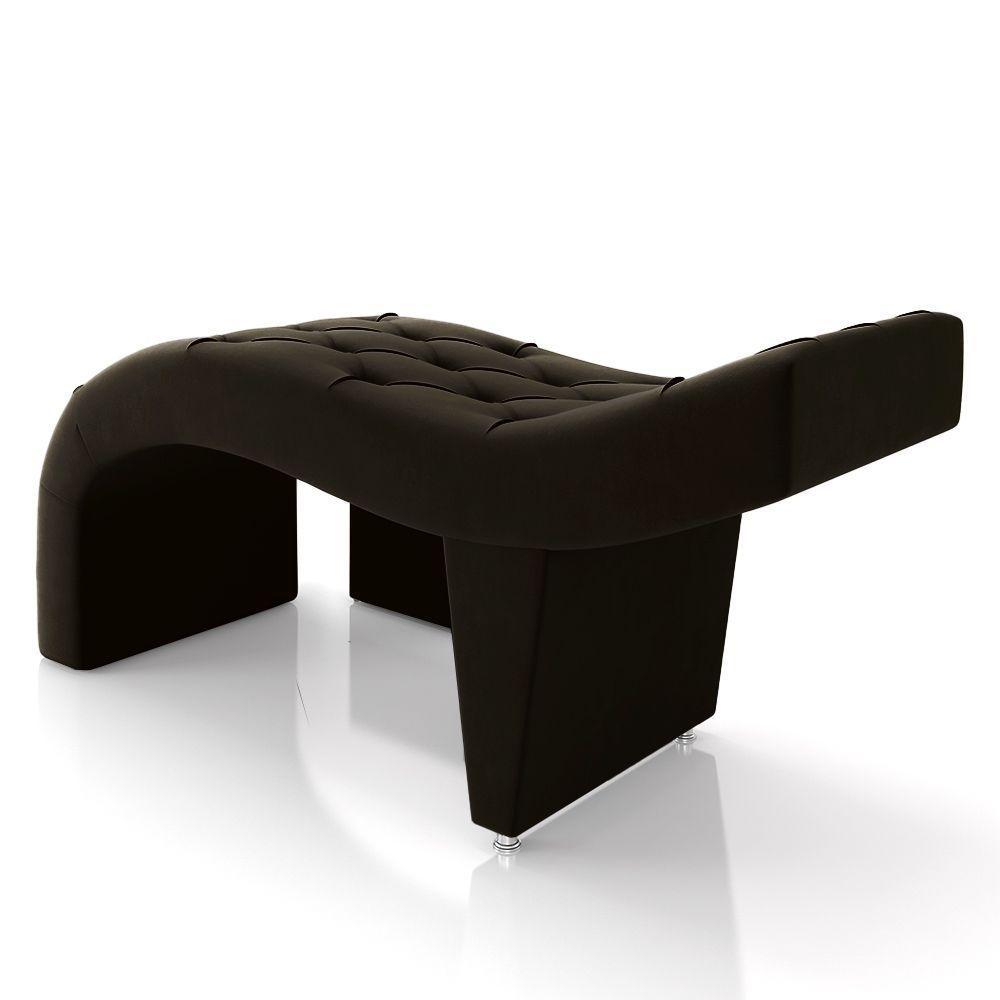 Maca De Estética Para Massagem Cílios Fixa Lash Estofada Com Escada Veludo Marrom G83 - 2