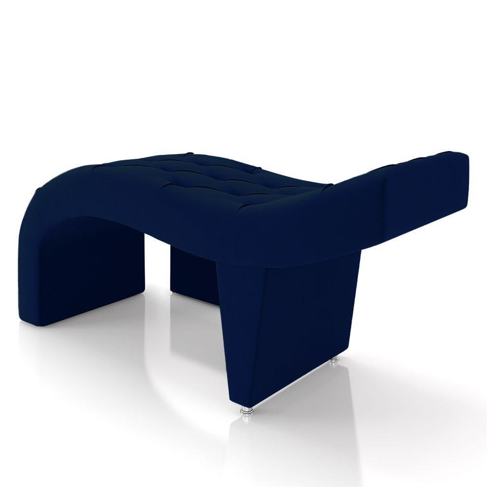 Maca De Estética Para Massagem Cílios Fixa Lash Estofada Com Escada Veludo Azul G83 - 2