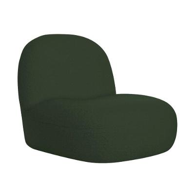 Poltrona Decorativa Sala Quarto Recepção Amsterdã Linho - Amarena Móveis Cor Verde