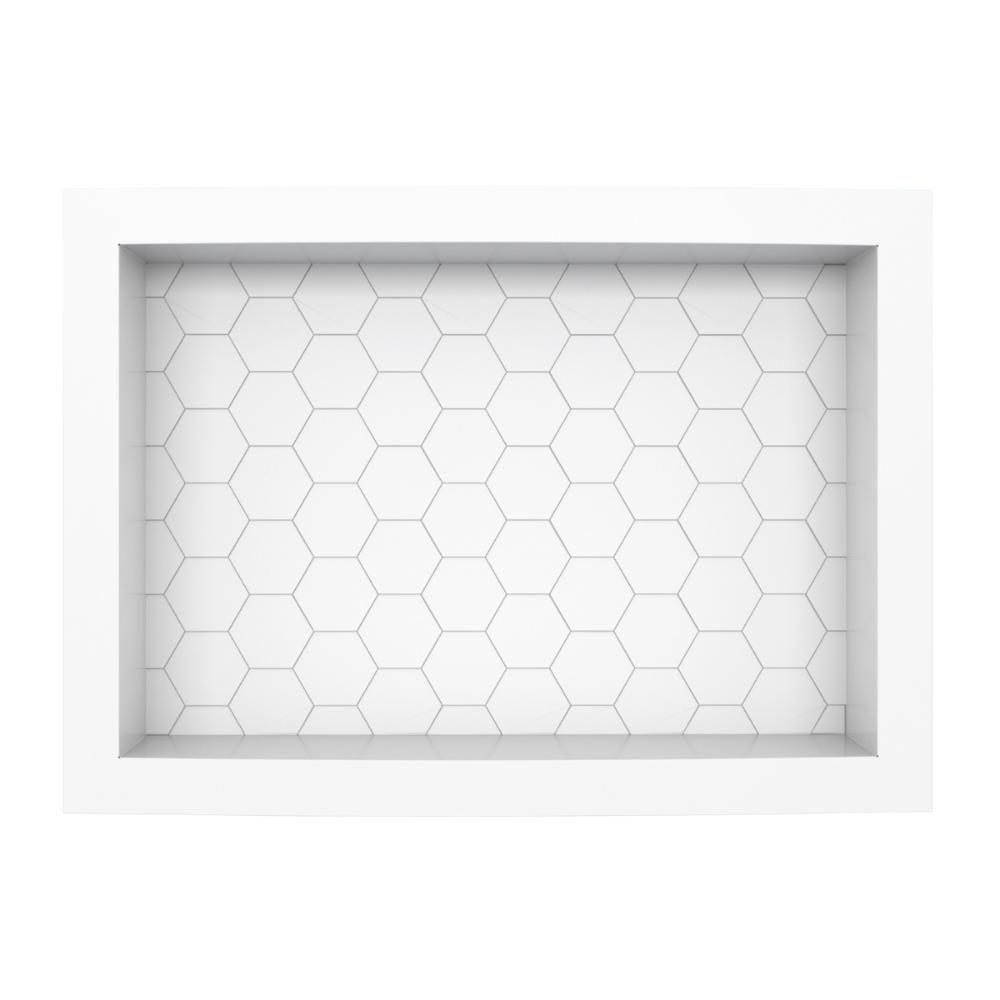 Nicho Injetado Em Plástico 40x27 Jussara Branco - 3